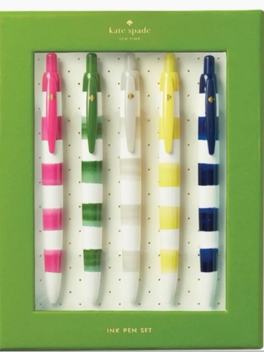 Kate Spade New York Rugby Stripe Ink Pens